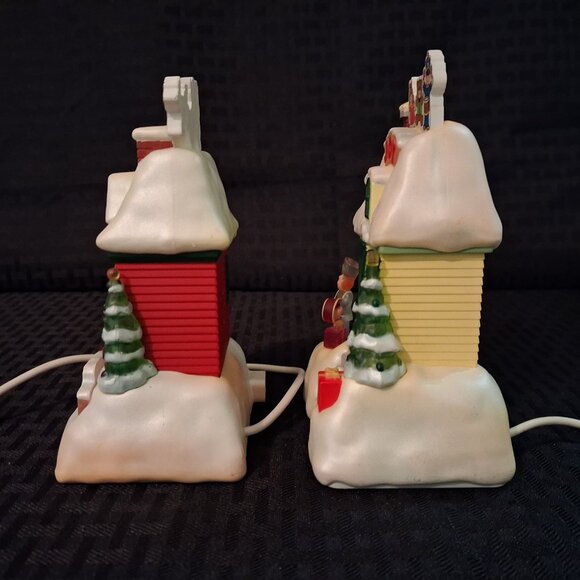 Hallmark Christmas Caroling Cottages Seasons Greetings Joy House Xmas - Picture 7 of 10